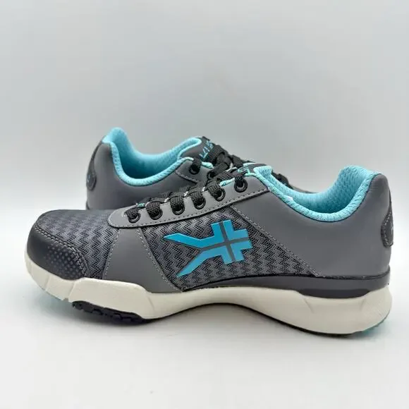 Kuru Womens Quantum Walking Sneakers US 5.5 WIDE White Blue Athletic NIB - Picture 7 of 12